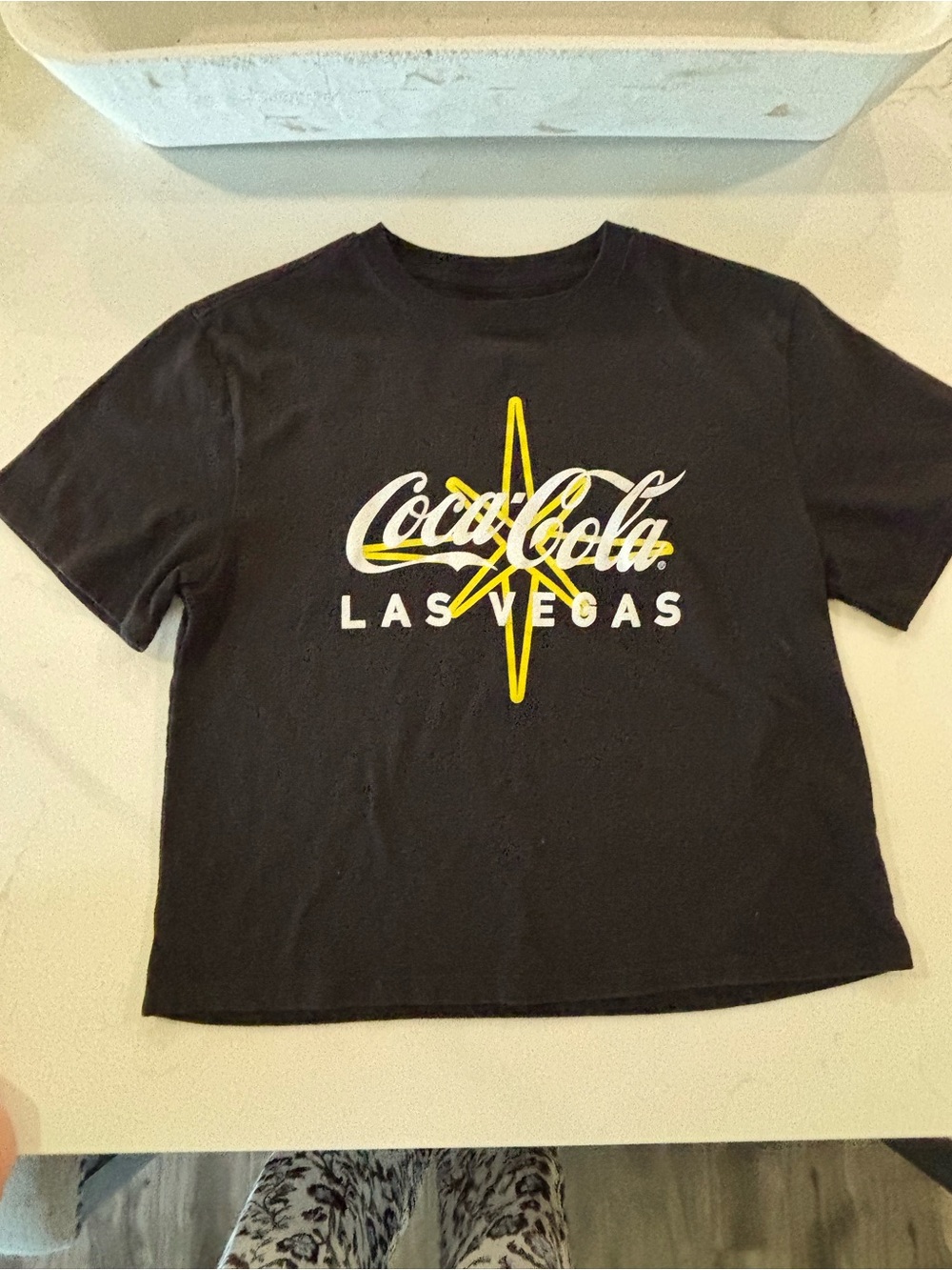 Coca Cola women’s small Black 'Las Vegas' Graphic Tee